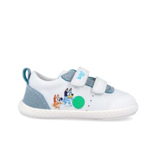 Garvalin barefoot sapatilha lona Bluey branca