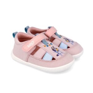 Garvalin Barefoot sandália lona Bluey rosa