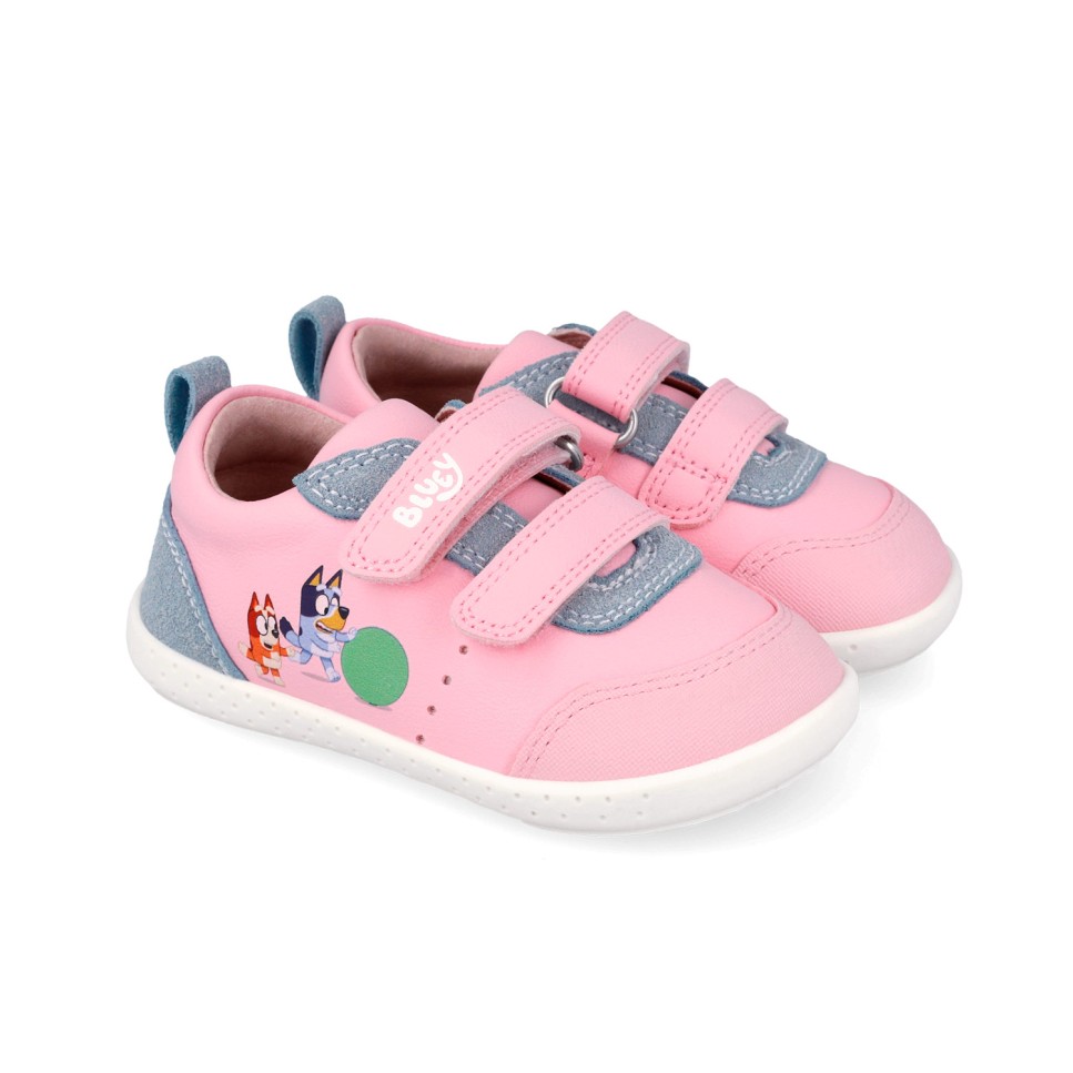 Garvalin Barefoot sapatilha lona Bluey rosa - Image 8